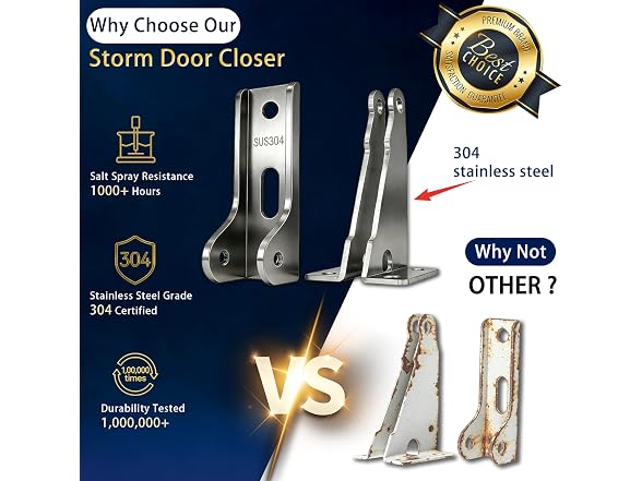 Luleyjor Heavy Duty Storm Door Closer