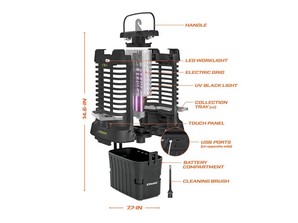 Sun Joe Cordless Indoor/Outdoor Bug Zapper