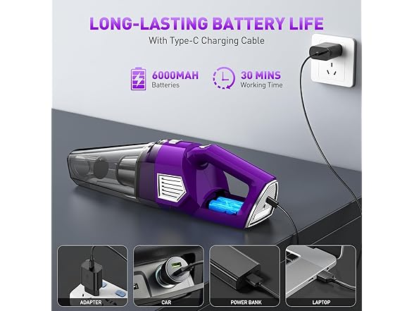 DBHAL Handheld Vacuum Cordless