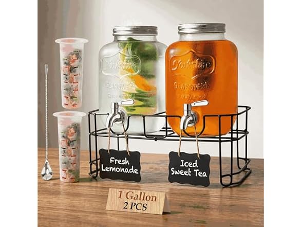 Semderm 2pk 1-Gal Drink Dispensers