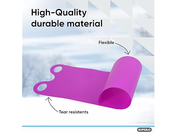 Superio Snow Slider Mat, 54" (Pink), 12 Pack