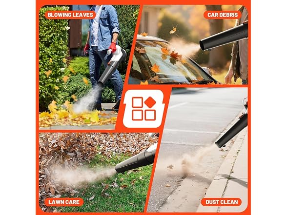 Litheli Cordless Leaf Blower with 2 Batteries