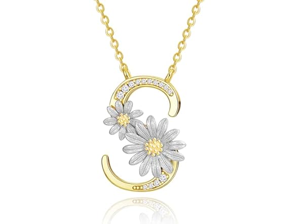 Gold Initial C Necklace