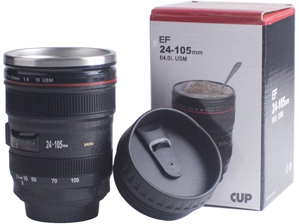 Cup Coffee Mug | CUP-LENS-BLACK-NEW