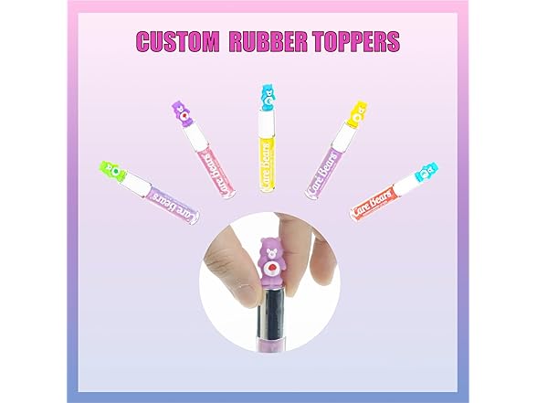 Care Bears 10 Piece Plant Based Lip Gloss