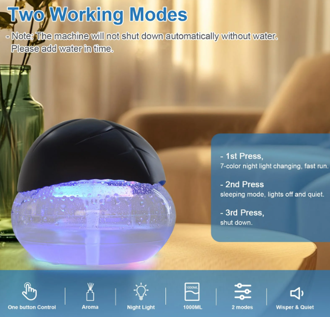 Air Purifier & Aroma Diffuser - Gallery 7