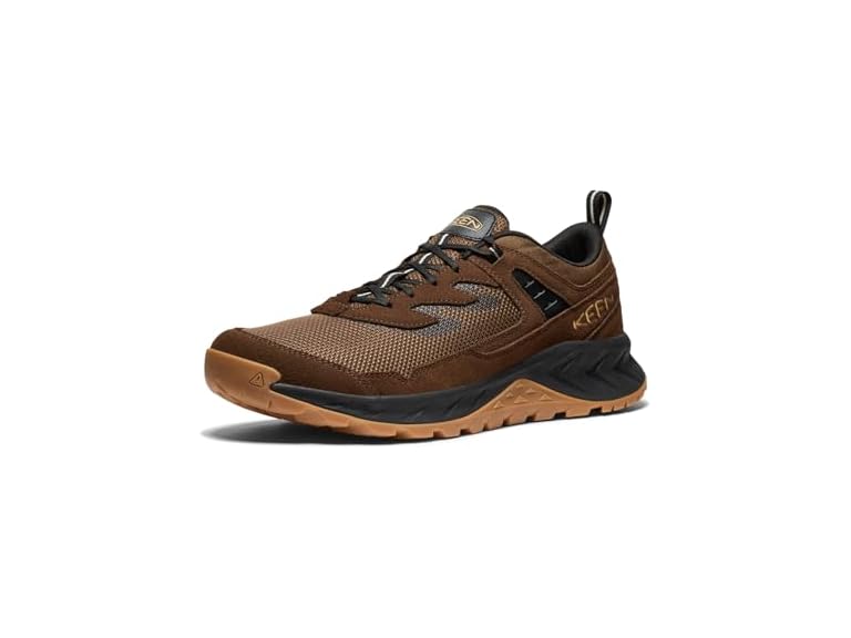 KEEN Men's Hightrail Vent Low Height Durable Lightweight Breathable Leather Hiking Shoes