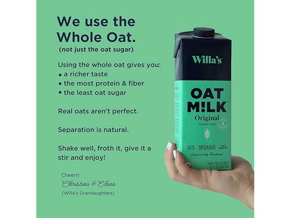 Willa's Organic Oat Milk 32oz