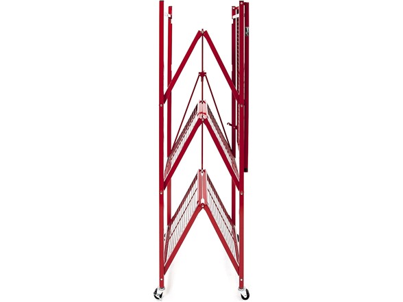 Origami R5 4-Shelf HD Folding Storage Rack, Red