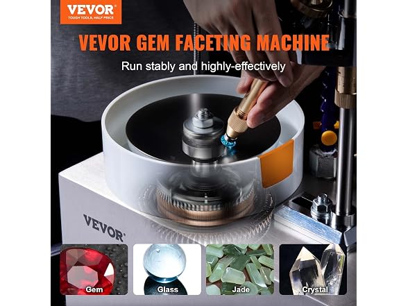 VEVOR Gem Faceting Machine, 180W Jade