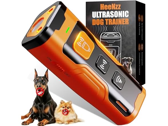 HeeNzz W0110 3-in-1 Dog Bark Deterrent Devices
