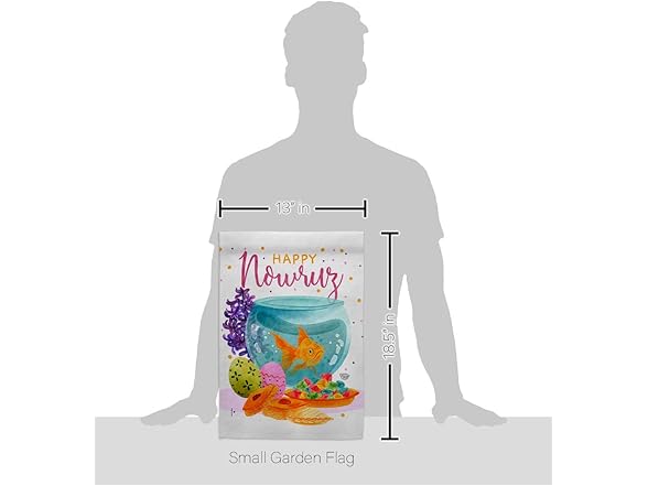 Ornament Collection Iranian Nowruz Garden Flag Hom