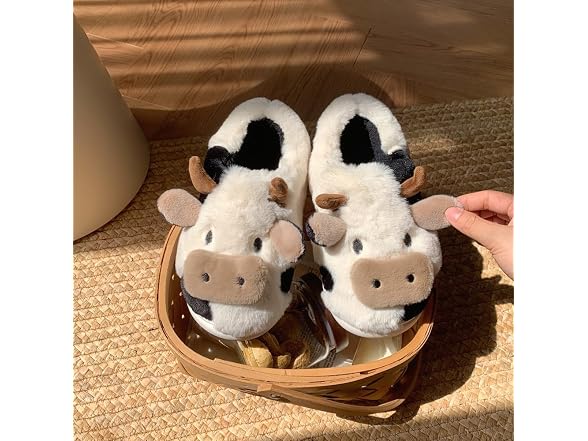 XIXITIAO Cute Cow Slippers