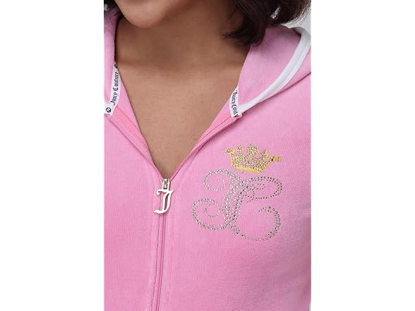 Juicy Couture Heritage Zip Front Hoodie (Medium)