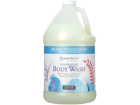 Ginger Lily Farms Botanicals Body Wash, Island Tranquility