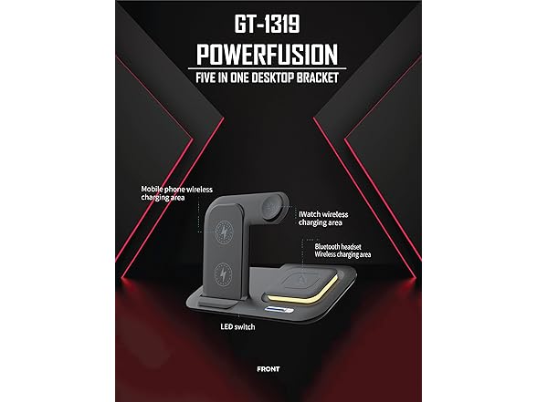 15W Fast Wireless Charging Station