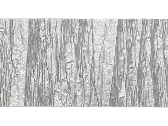 White and Silver Metallic Crepe Paper