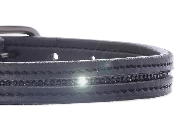 Roxy - The Crystal Bling Collar, Black Bling