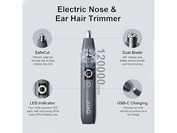 Rechargeable Ear and Nose Hair Trimmer