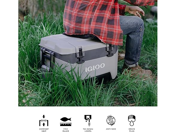 Igloo 52 Quart Cooler with Cool Riser Technology
