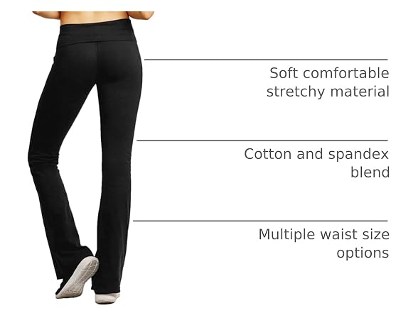 Mopas Women (L) Flared Yoga Pant