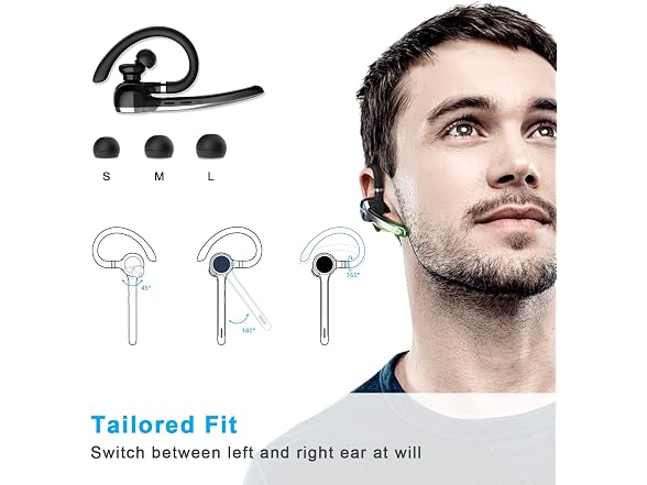 HEIBAS W0765 Bluetooth Headset-Black