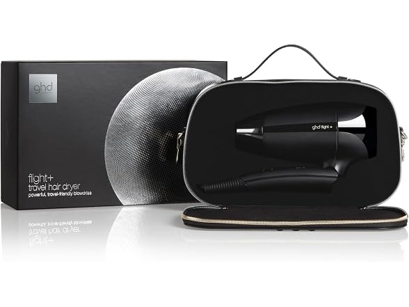 GHD Flight+ Travel Hair Dryer Black