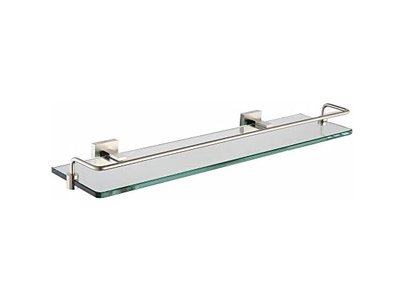 Kraus Bathroom Accessories - Shelf with Railing in Brushed Nickel
