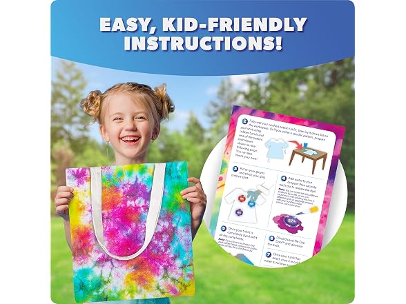 Blue Marble Tie-Dye Dotz 10-Piece 