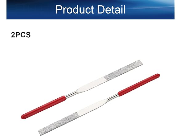 Auniwaig CON-33 2Pcs Diamond Needle File