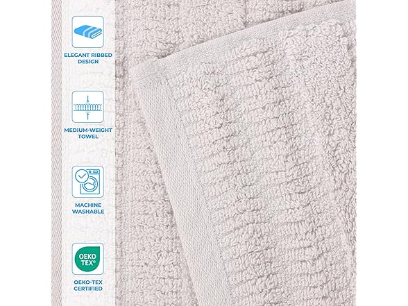 Superior 6PC Luxurious Classic Hand Towels