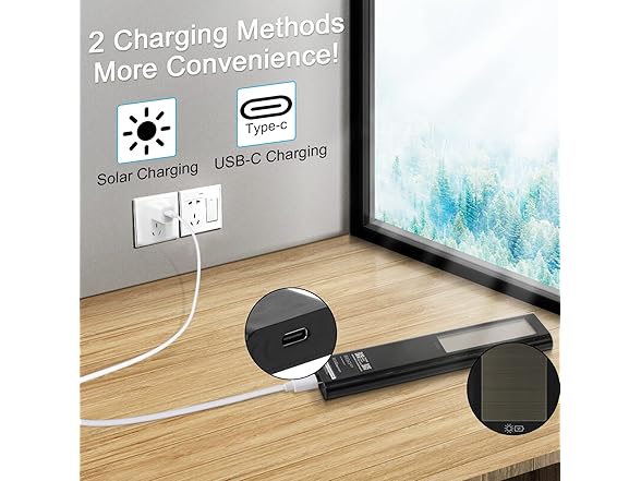 Solar Charging Remote Control for Samsung Smart TV