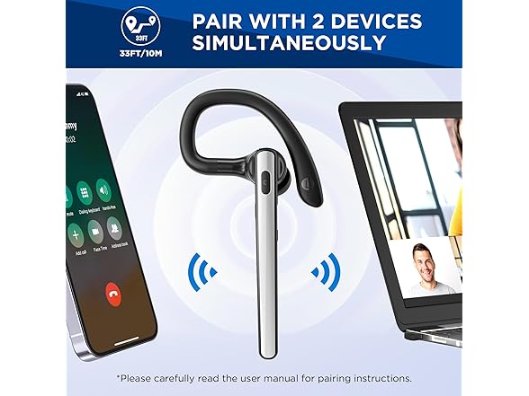 TERUNSOUl Bluetooth Headset