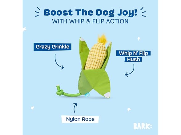 Barkbox Corn on the Slob Dog Toy