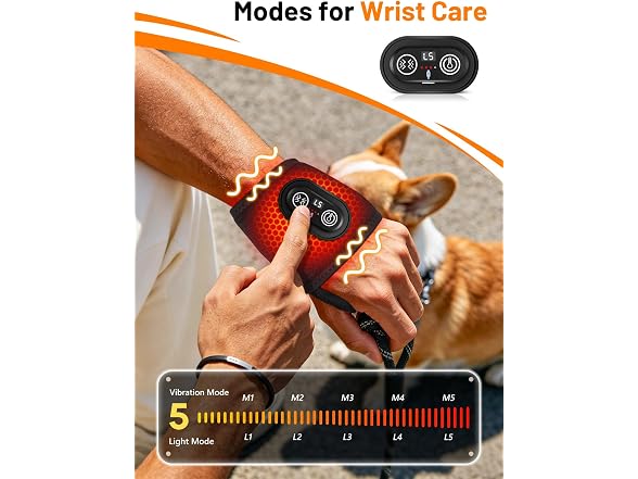 DEPOWIN Red Light Therapy for Wrist Hand