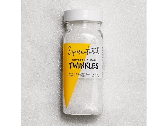 Supernatural Twinkles White Sanding Sugar 3 oz