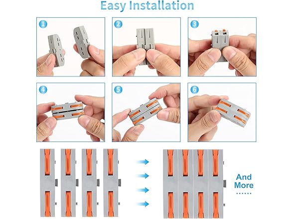 NC NC Lever Wire connectors Idong 50PCS