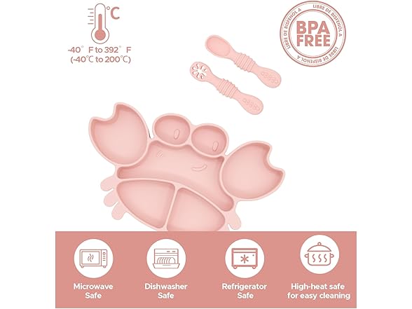 BabyX Silicone Feeding Set (3 PCs)