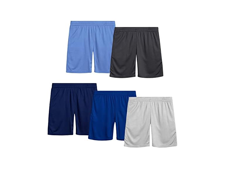 Boys 5PK Performance Mesh Shorts