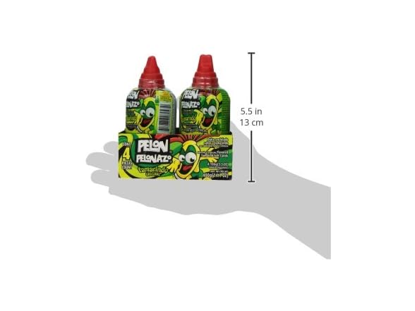 4Pk PELONAZO Candy, Tamarind Push-Pops, 14.1 Oz