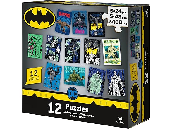 Spin Master Games, DC Comics, Batman Puzzles 12-Pack
