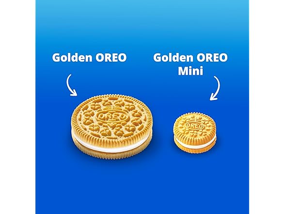 OREO Minis Golden Sandwich Cookies, 3 oz