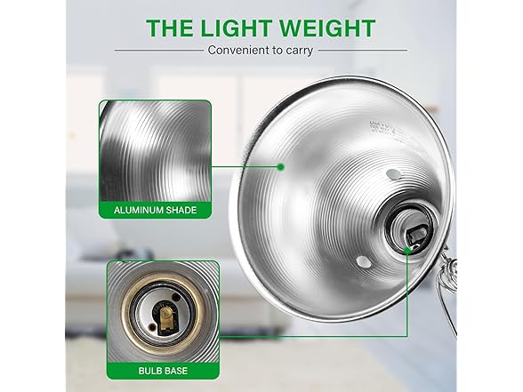 Simple Deluxe Clamp Lamp Light Socket