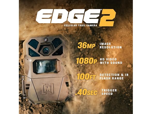 Moultrie Edge 2 Cellular Trail Camera, 3-Pack