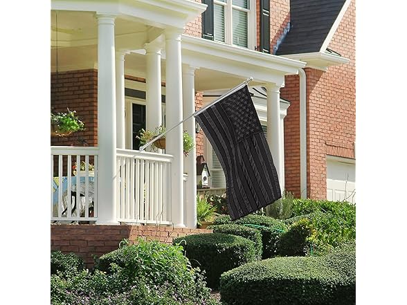 Black American Flag 3x5ft 3-Pack Nylon