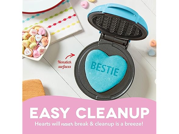 DASH x Sweethearts® Mini Waffle Maker