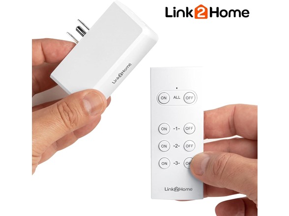 Link2Home Wireless Remote Control Outlets (6pk)