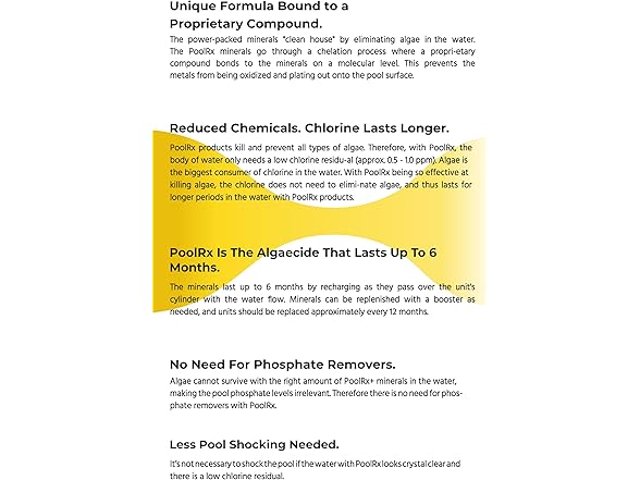 PoolRx+ Mineral Algaecide Unit