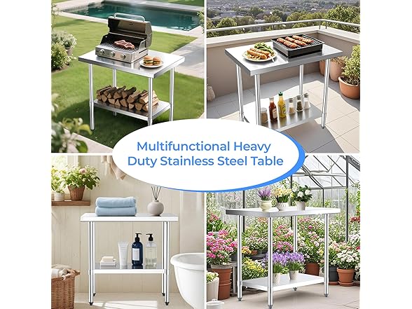 NUUK Stainless Steel Work Table