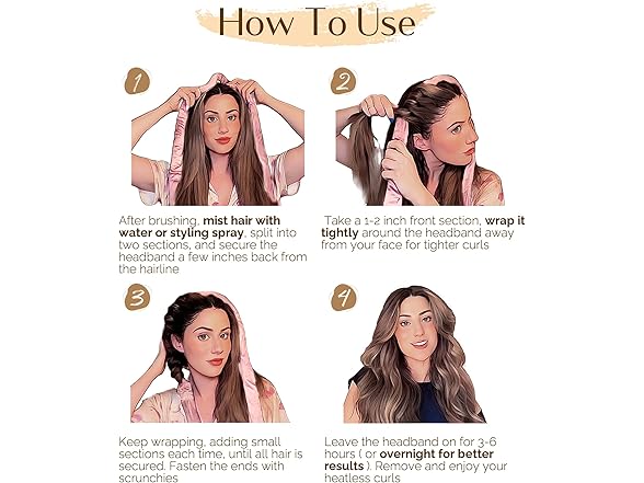 Overnight Heatless Curler for Hair